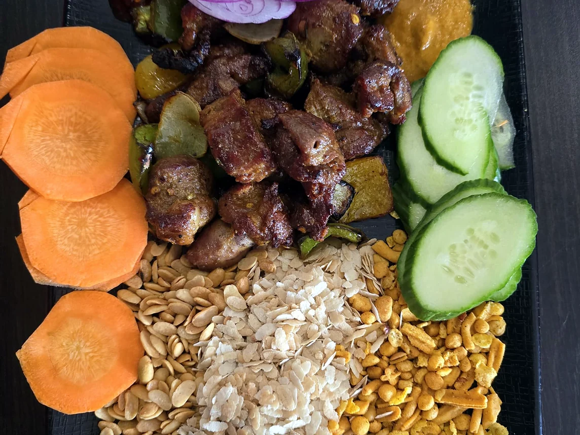 Nepali platter from Deluxe Hakka & Momo